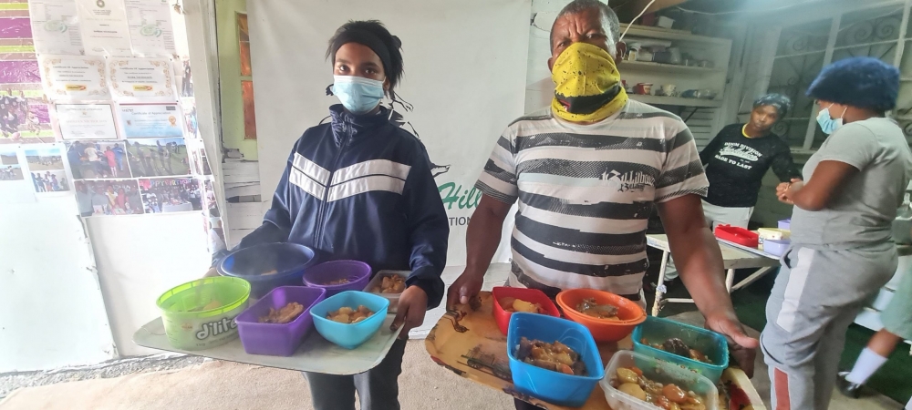 Essensausgabe - Südafrika