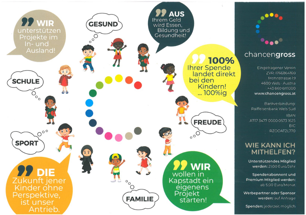 Chancenlos Flyer (Rückseite)